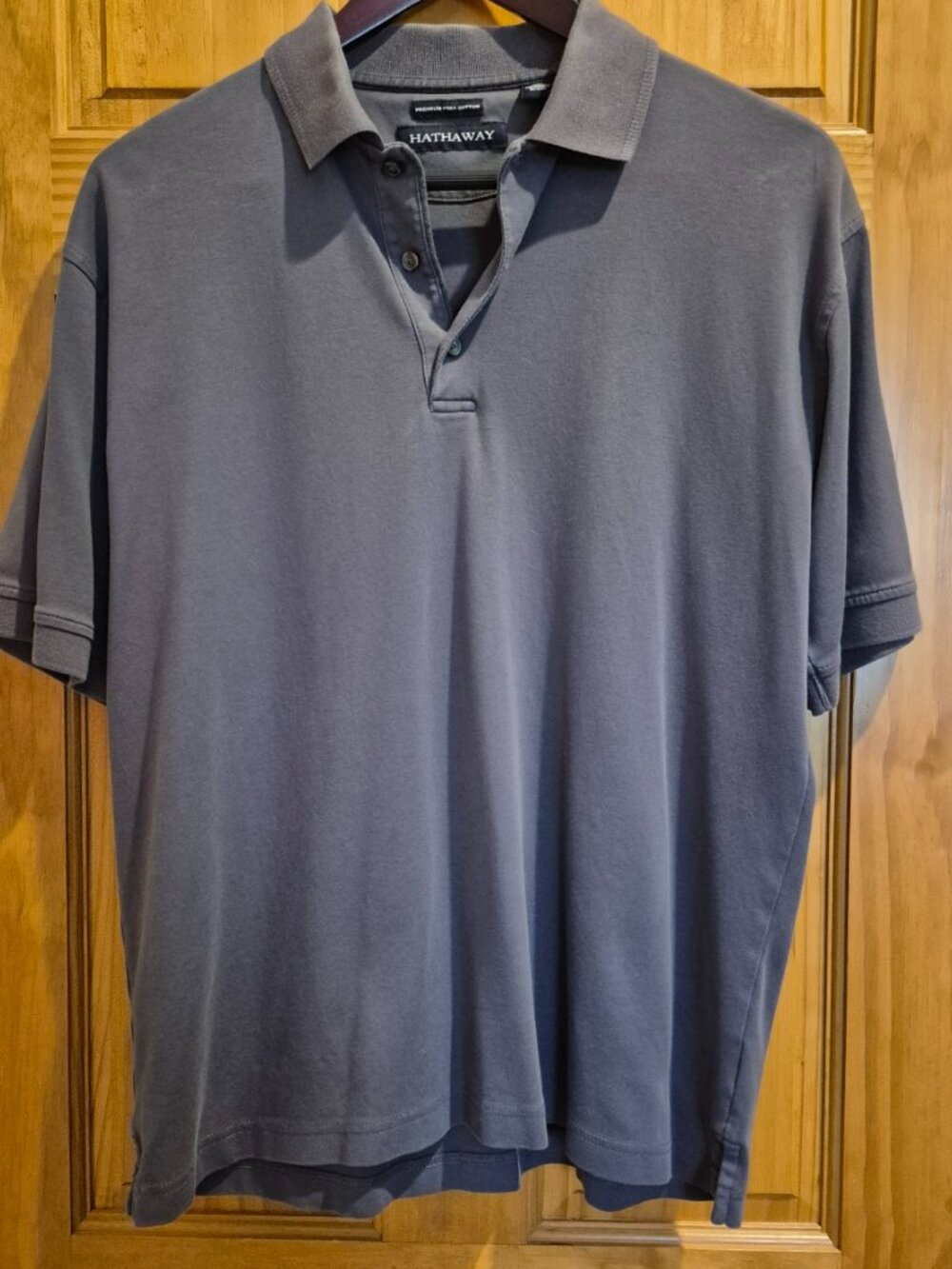 Hathaway Polo Shirt in Grey